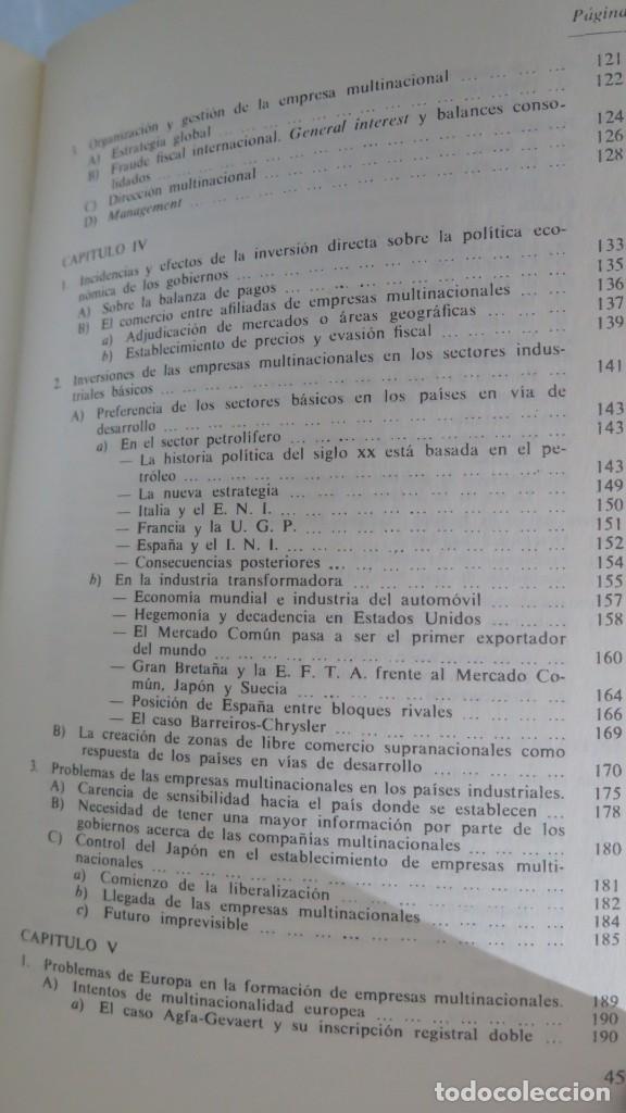 Libros de segunda mano: LA EMPRESA MULTINACIONAL. CHACON - Foto 4