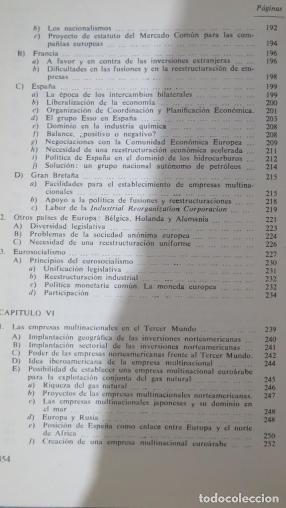 Libros de segunda mano: LA EMPRESA MULTINACIONAL. CHACON - Foto 5