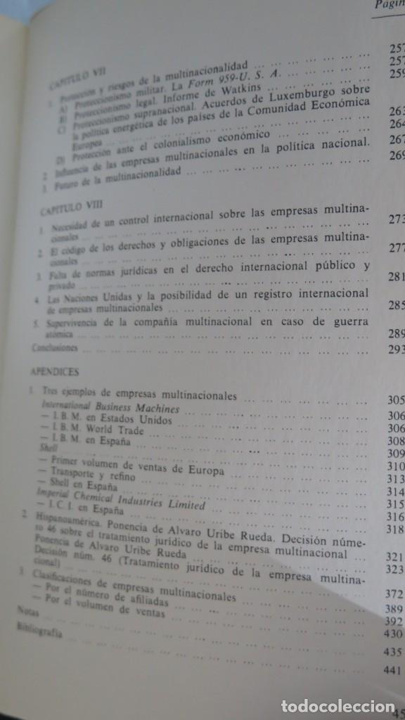 Libros de segunda mano: LA EMPRESA MULTINACIONAL. CHACON - Foto 6