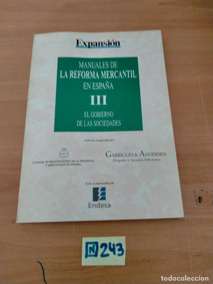 Libros de segunda mano: Manuales De La Reforma Mercantil III - Foto 1