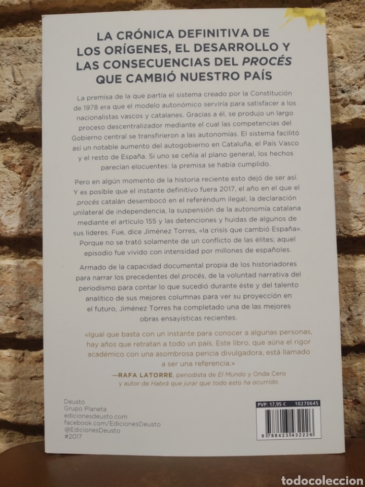 Libros de segunda mano: 2017 La crisis que cambi&oacute; Espa&ntilde;a David Jim&eacute;nez Torres - Foto 2