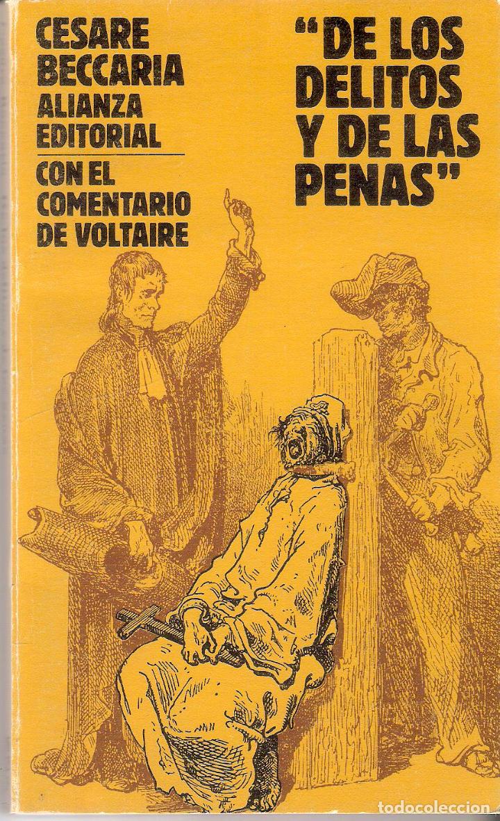 Libros de segunda mano: &rdquo;&rdquo;&rdquo; DE LOS DELITOS Y DE LAS PENAS&rdquo;&rdquo;&rdquo; - CESARE BECCARIA - Foto 1