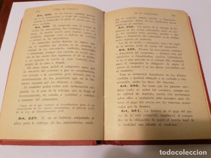 Libros de segunda mano: CODIGO DE COMERCIO - GONGORA A&Ntilde;O 1969 13- EDICION - Foto 3