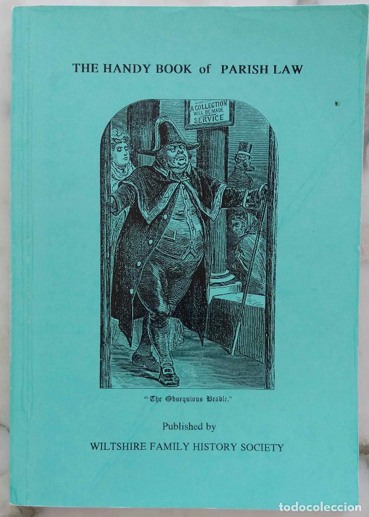 Libros de segunda mano: THE HANDY BOOK OF PARISH LAW. LIBRO EN INGL&Eacute;S WILTSHIRE FAMILY HISTORY SOCIETY, 1995