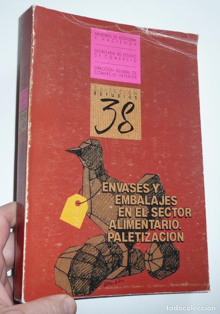 Libros de segunda mano: Envases y embalajes en el sector alimentario. Paletizaci&oacute;n (Ministerio de Econom&iacute;a y Hacienda, 1988)