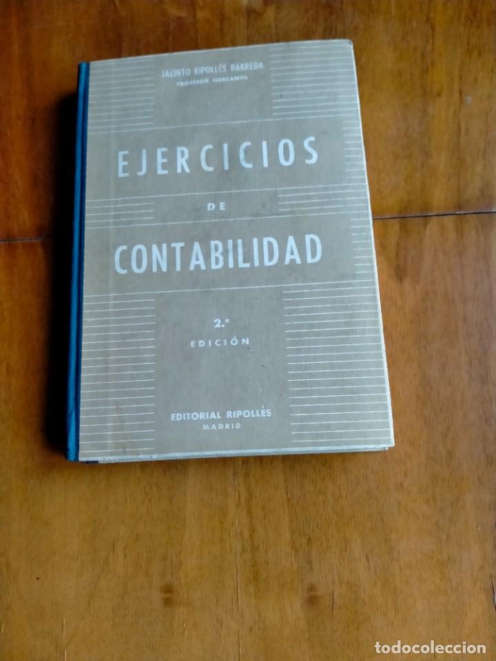 Libros de segunda mano: ejercicios de contabilidad - Foto 1