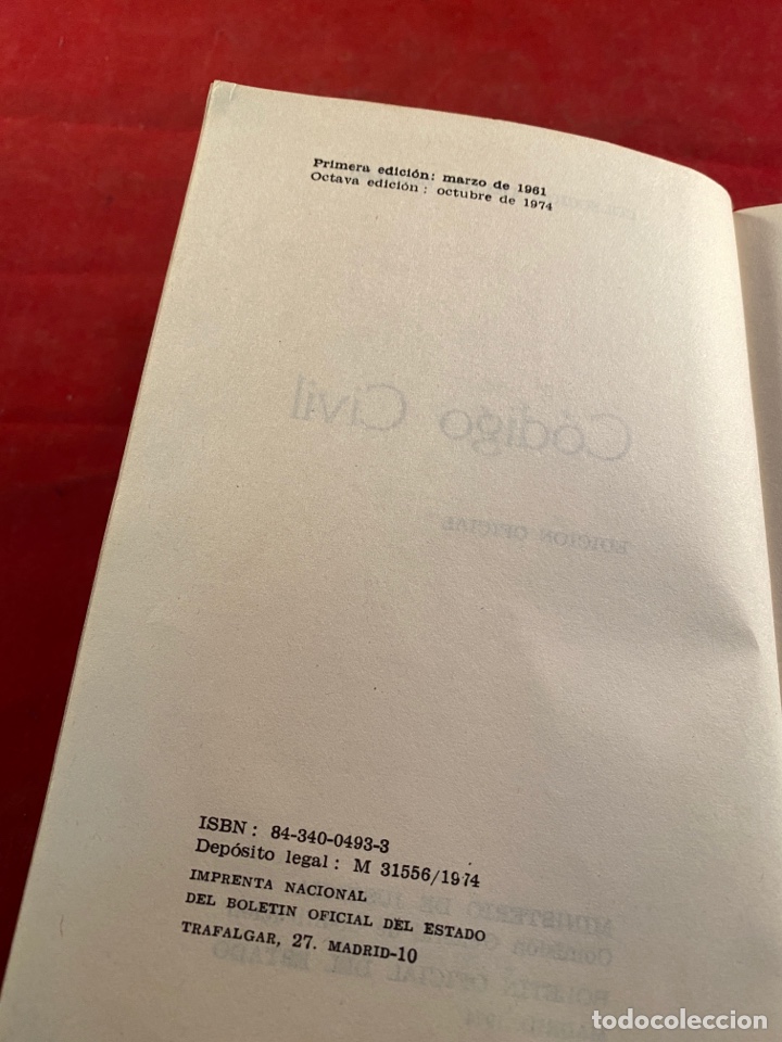 Libros de segunda mano: C&oacute;digo Civil - Foto 3