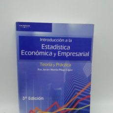 Libros de segunda mano: ESTADISTICA ECONOMICA Y EMPRESARIAL. JAVIER MARTIN-PLIEGA LOPEZ. ED. THOMSON. 3ºED.