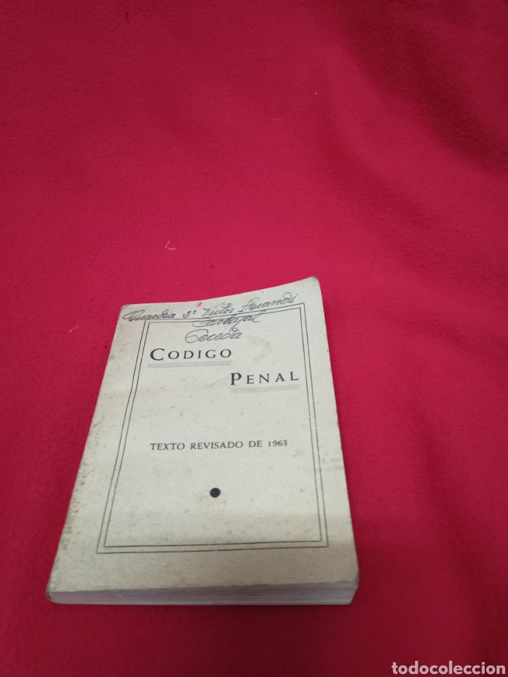 Libros de segunda mano: Libro C&oacute;digo Penal a&ntilde;o 1963 - Foto 1