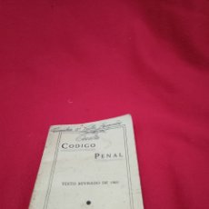 Libros de segunda mano: LIBRO CÓDIGO PENAL AÑO 1963. Lote 255493900