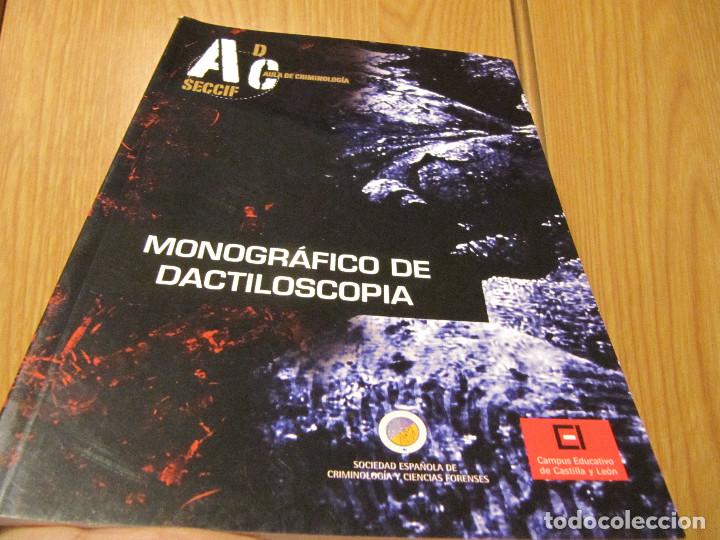 Libri di seconda mano: MONOGRAFICO DE DACTILOSCOPIA