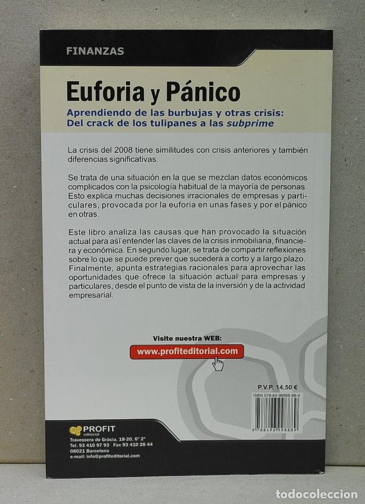 Libros de segunda mano: Euforia y p&aacute;nico. Oriol Amat - Foto 4