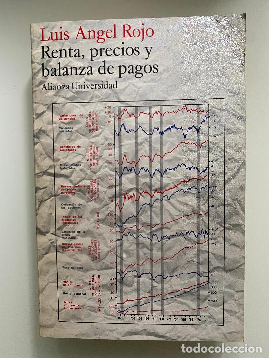 Libri di seconda mano: Renta, precios y balanzas de pagos - ROJO, Luis &Aacute;ngel