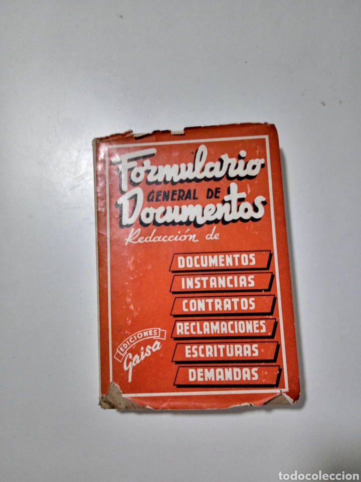 Libros de segunda mano: FORMULARIO GENERAL DE DOCUMENTOS . - Foto 1