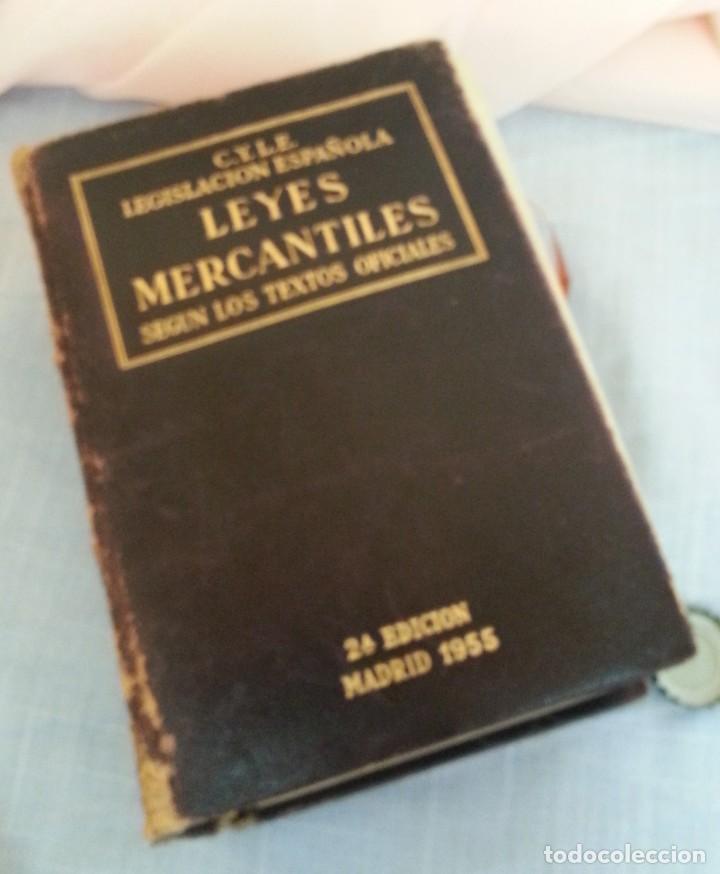 Libros de segunda mano: Libro Leyes Mercantiles. A&ntilde;o 1955. - Foto 1