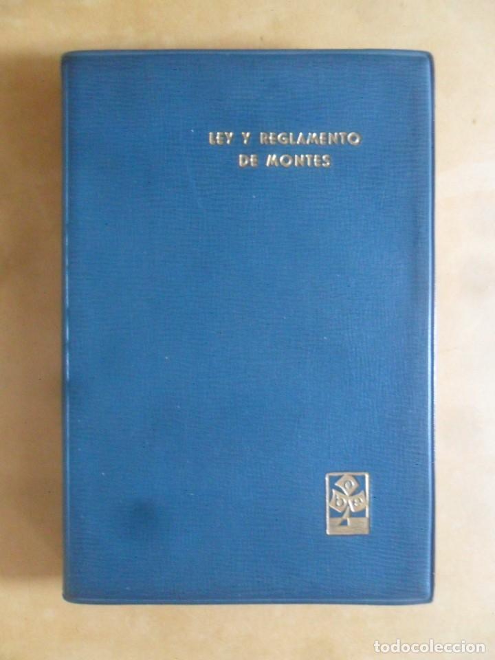 Libros de segunda mano: LEY Y REGLAMENTO DE MONTES - B.O.E. 1962 - Foto 1