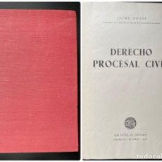 Libros de segunda mano: DERECHO PROCESAL CIVIL. JAIME GUASP. INSTITUTO DE ESTUDIOS. MADRID, 1956. PAGS: 1704