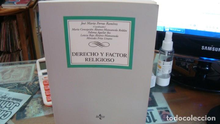 Libros de segunda mano: Derecho y factor religioso - Tecnos - 2011 - Foto 1