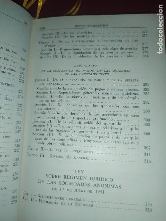 Libros de segunda mano: Codigo de comercio - Manuel Broseta Pont; Aguilar, 1960 - Foto 2