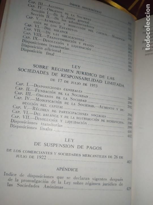 Libros de segunda mano: Codigo de comercio - Manuel Broseta Pont; Aguilar, 1960 - Foto 6