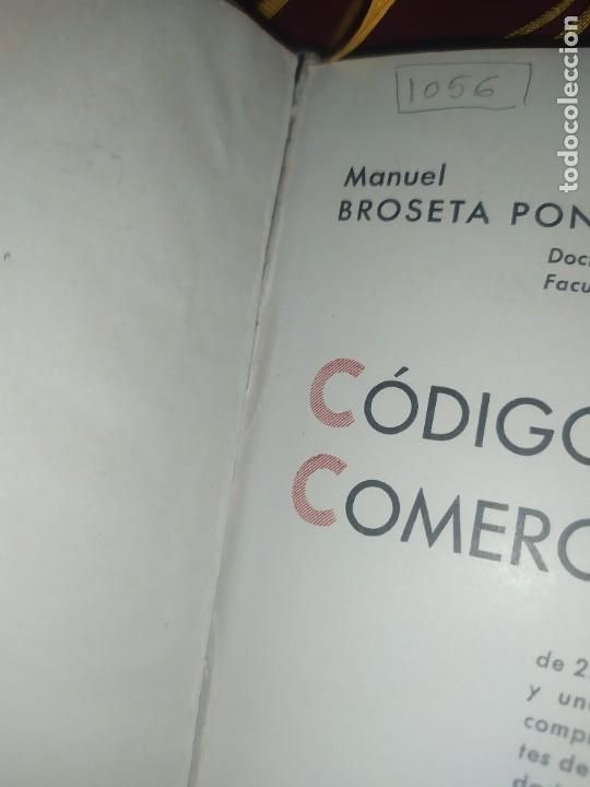 Libros de segunda mano: Codigo de comercio - Manuel Broseta Pont; Aguilar, 1960 - Foto 9
