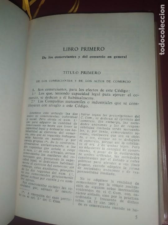 Libros de segunda mano: Codigo de comercio - Manuel Broseta Pont; Aguilar, 1960 - Foto 22