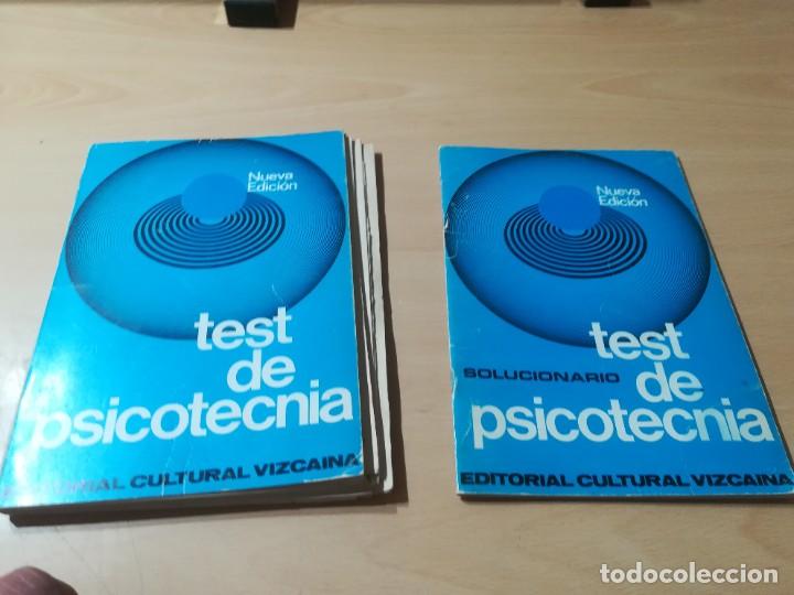 Libri di seconda mano: TEST DE PSICOTECNIA / CON SOLUCIONARIO / EDITORIAL CULTURAL VIZCAINA / AG13