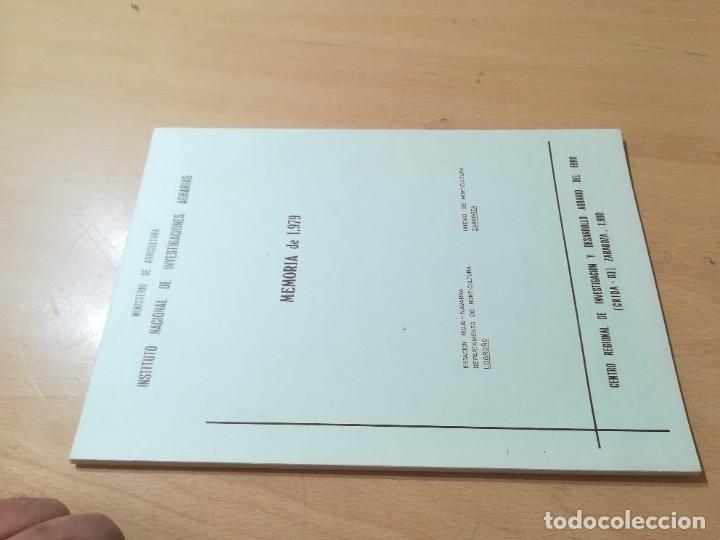 Libri di seconda mano: INSTITUTO NACIONAL INVESTIGACIONES AGRARIAS / MEMORIA 1979 / / AG29