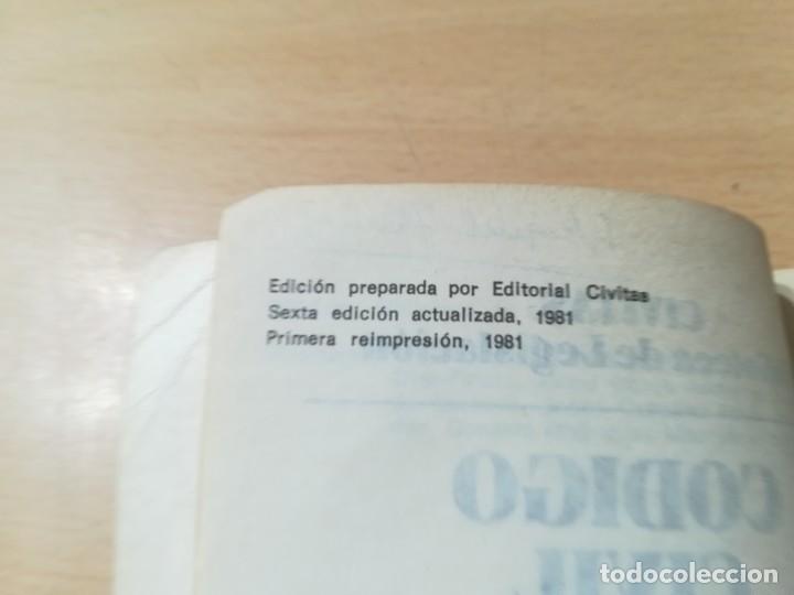 Libros de segunda mano: CODIGO CIVIL / / CIVITAS / AH26 - Foto 5