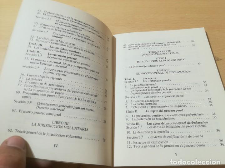 Libros de segunda mano: PROGRAMA DERECHO PROCESAL / UNIVERSIDAD ZARAGOZA / 1981 / AJ32 - Foto 6
