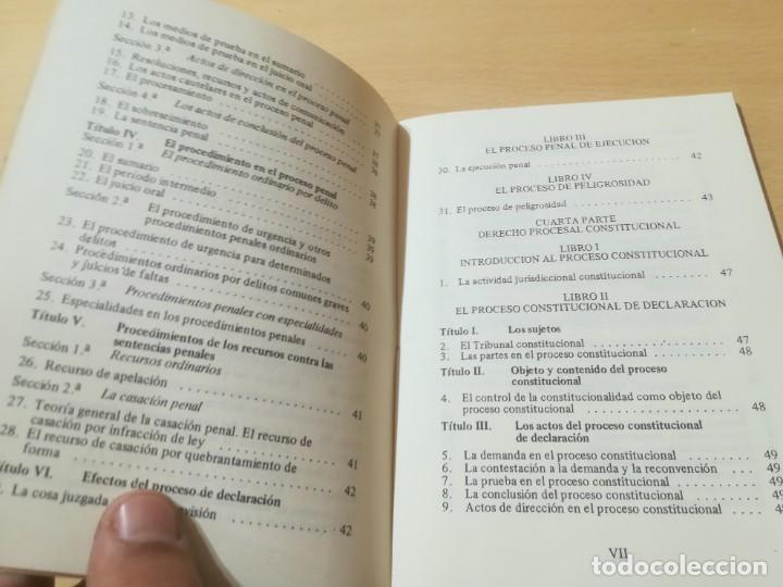 Libros de segunda mano: PROGRAMA DERECHO PROCESAL / UNIVERSIDAD ZARAGOZA / 1981 / AJ32 - Foto 7