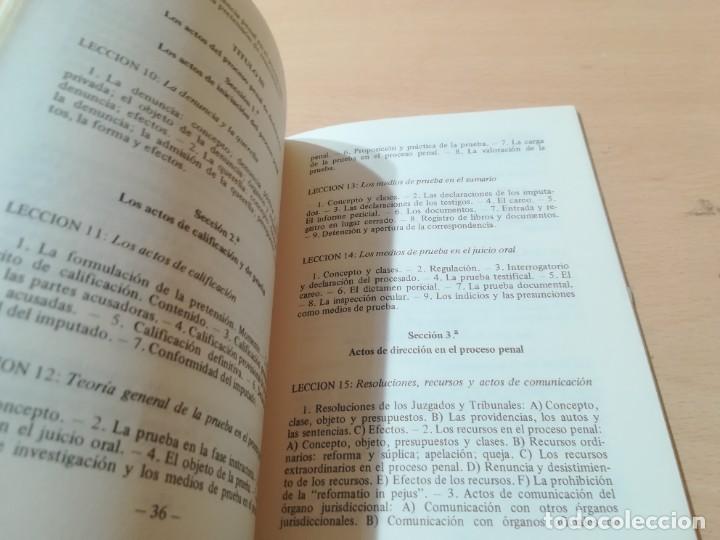 Libros de segunda mano: PROGRAMA DERECHO PROCESAL / UNIVERSIDAD ZARAGOZA / 1981 / AJ32 - Foto 17