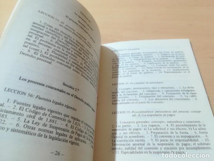 Libros de segunda mano: PROGRAMA DERECHO PROCESAL / UNIVERSIDAD ZARAGOZA / 1981 / AJ32 - Foto 20