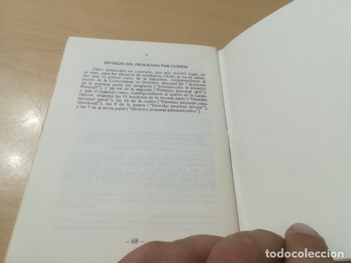 Libros de segunda mano: PROGRAMA DERECHO PROCESAL / UNIVERSIDAD ZARAGOZA / 1981 / AJ32 - Foto 22