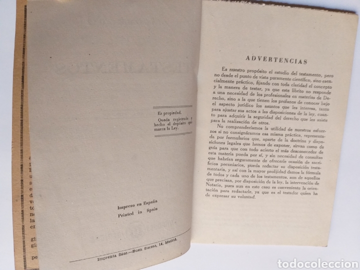 Libros de segunda mano: Testamentos y herencias y particiones Jacome Ruiz - Foto 7