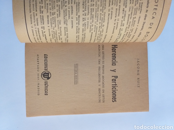 Libros de segunda mano: Testamentos y herencias y particiones Jacome Ruiz - Foto 8