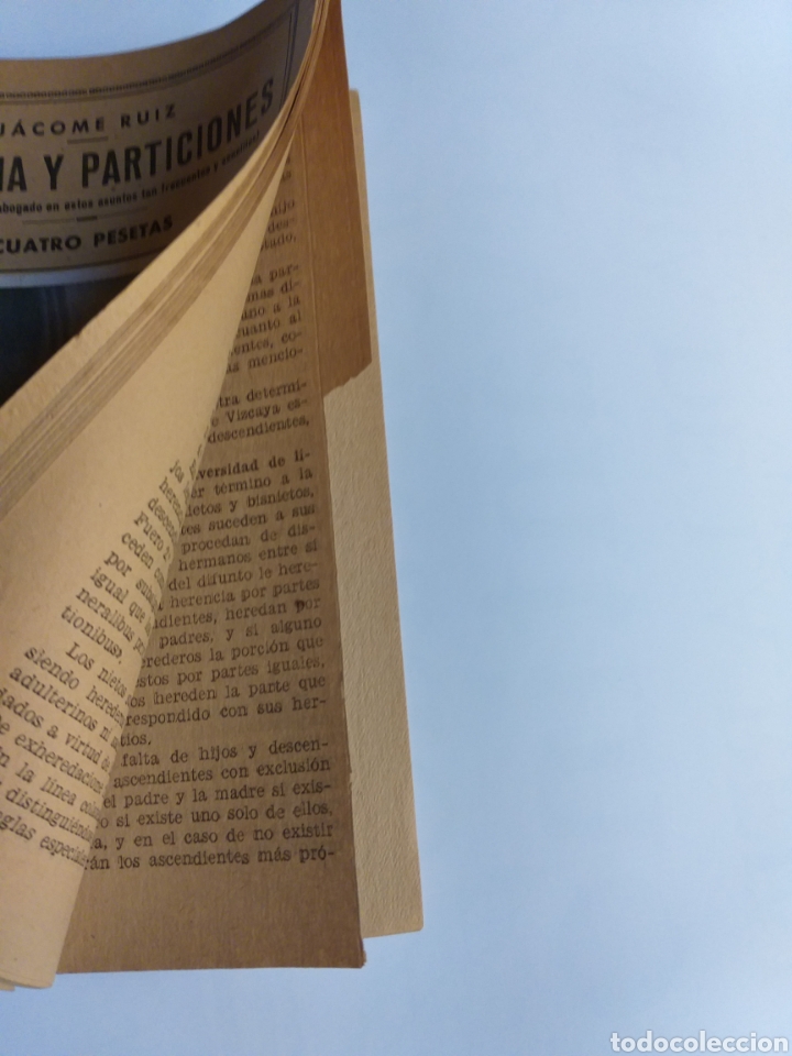 Libros de segunda mano: Testamentos y herencias y particiones Jacome Ruiz - Foto 9