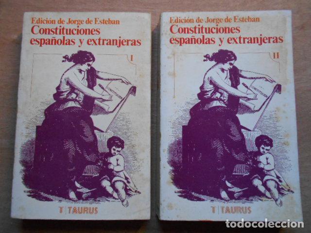 Libros de segunda mano: CONSTITUCIONES ESPA&Ntilde;OLAS Y EXTRANJERAS TAURUS - Foto 1