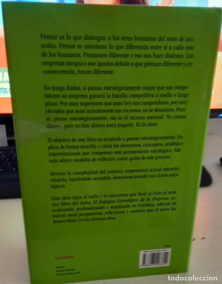 Libros de segunda mano: PENSAR ESTRATEGICAMENTE - GIMBERT, XAVIER - Foto 2