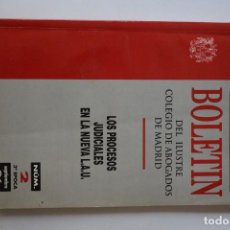 Libros de segunda mano: BOLETÍN DEL ILUSTRE COLEGIO DE ABOGADOS DE MADRID - LOTE 1996-1999. Lote 282064218