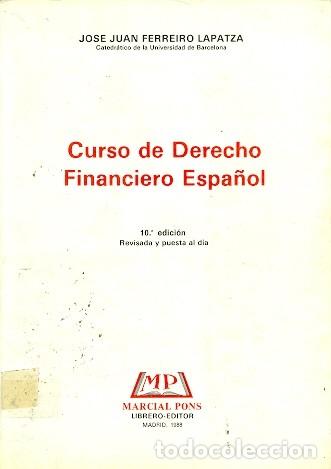 Libros de segunda mano: Curso de Derecho Financiero Espa&ntilde;ol - Foto 1
