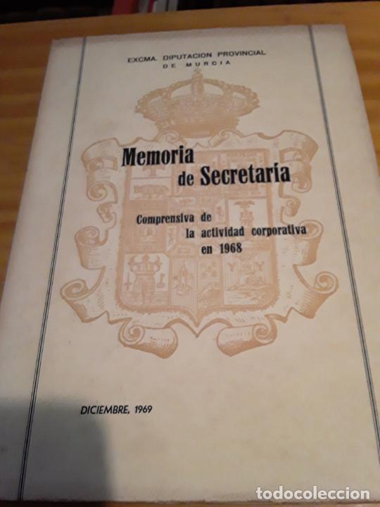 Second hand books: MEMORIA DE SECRETAR&Iacute;A.COMPRENSIVA DE LA ACTIVIDAD CORPORATIVA EN 1968.DIC.1969.148 PAG.