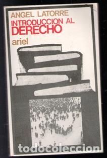 Libros de segunda mano: Introducci&oacute;n al derecho, Angel Latorre - Foto 1
