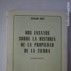 Libros de segunda mano: DOS ENSAYOS SOBRE LA HISTORIA DE LA PROPIEDAD DE LA TIERRA - MARIANO PESET - 1988. Lote 284761778