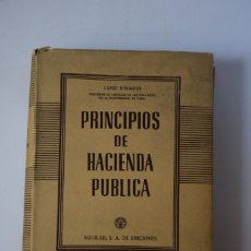 Libros de segunda mano: PRINCIPIOS DE HACIENDA PUBLICA - L. EINAUDI - 1948. Lote 285105903