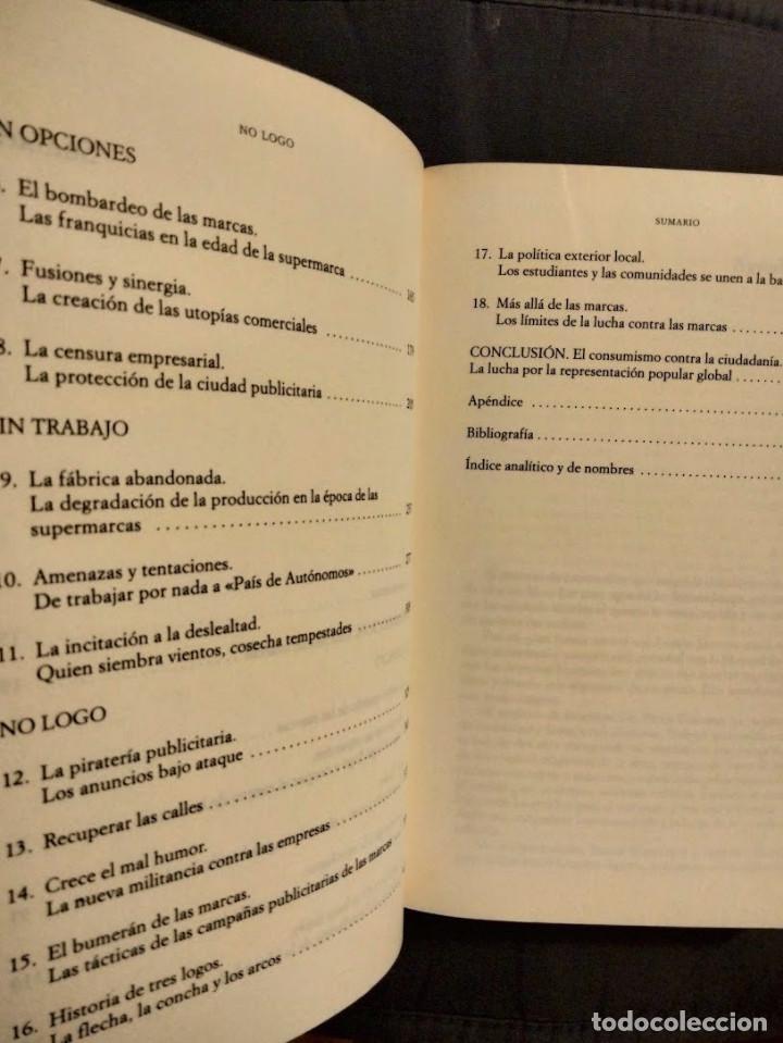 Libros de segunda mano: NO LOGO - EL PODER DE LAS MARCAS - NAOMI KLEIN - Foto 4