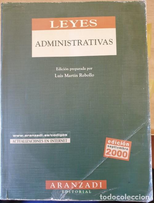 Libros de segunda mano: LEYES ADMINISTRATIVAS. - MARTIN REBOLLO, Luis. - Foto 1