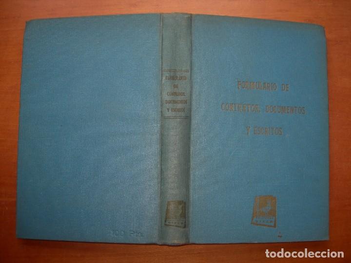 Libros de segunda mano: FORMULARIO DE CONTRATOS, DOCUMENTOS Y ESCRITOS - Foto 1