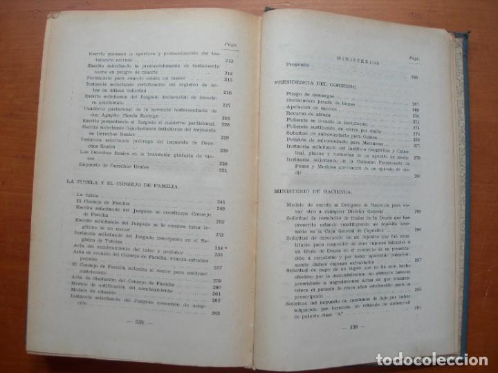 Libros de segunda mano: FORMULARIO DE CONTRATOS, DOCUMENTOS Y ESCRITOS - Foto 4