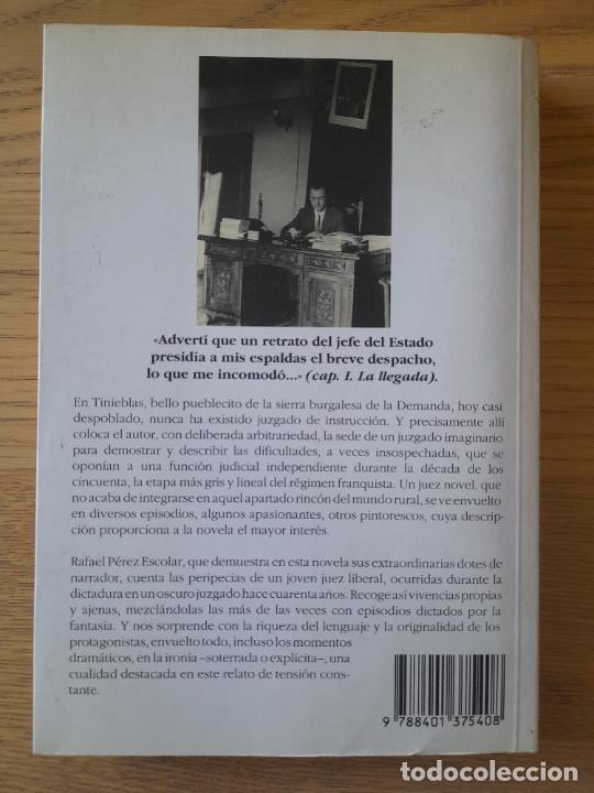 Libros de segunda mano: El juez de tinieblas PÉREZ ESCOLAR, Rafael, ed. Plaza, 1995 - Foto 2 - 288489793